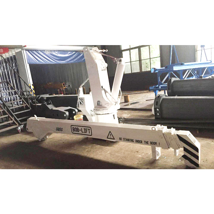 Grúa marina con pluma telescópica de 5 toneladas